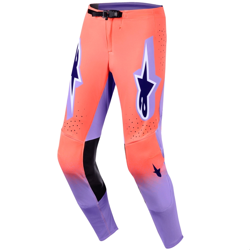 Pantaloni motocross Alpinestars Supertech Scenz portocaliu-coral-violet
