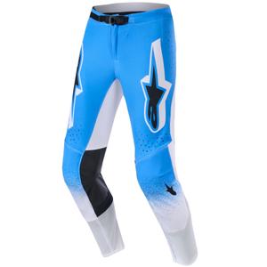 Pantaloni motocross Alpinestars Supertech Scenz albastru-alb