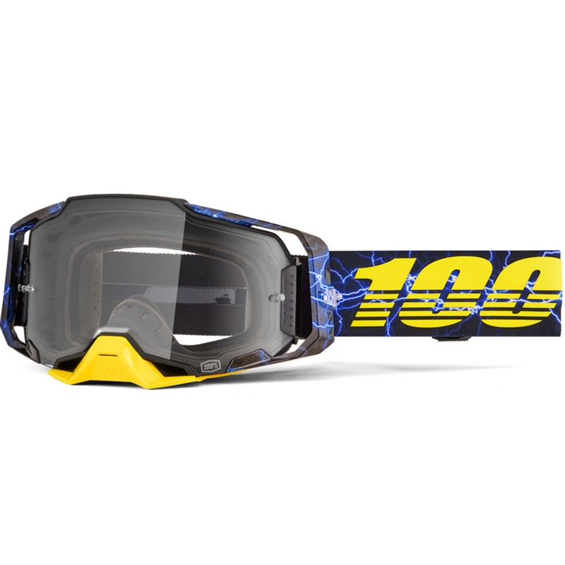 Ochelari de motocross 100% Armega Fury cu plexiglas transparent