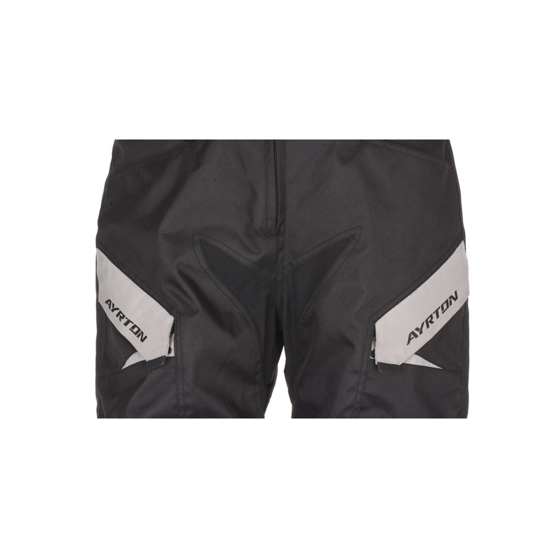 Ayrton Brock negru și gri, pantaloni scurți de motocicletă lichidare
