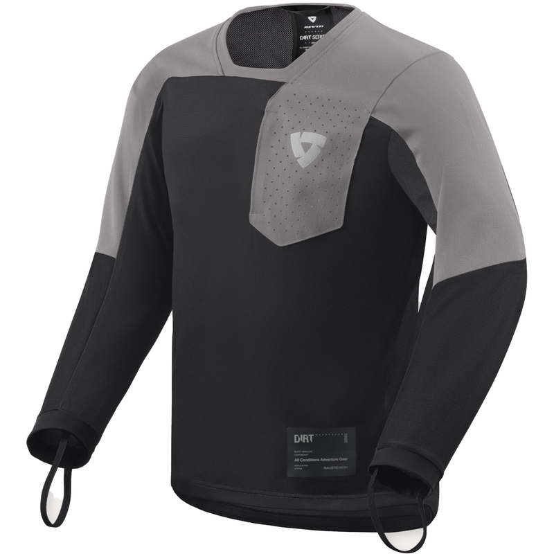 Tricou motocross Revit Sierra 2 negru-gri