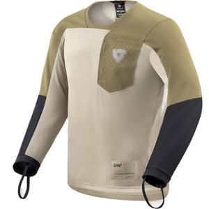 Tricou motocross Revit Sierra 2 verde-nisipiu