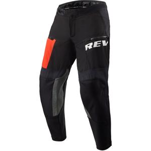 Pantaloni motocicletă Revit Lejano cropped negru-roșu