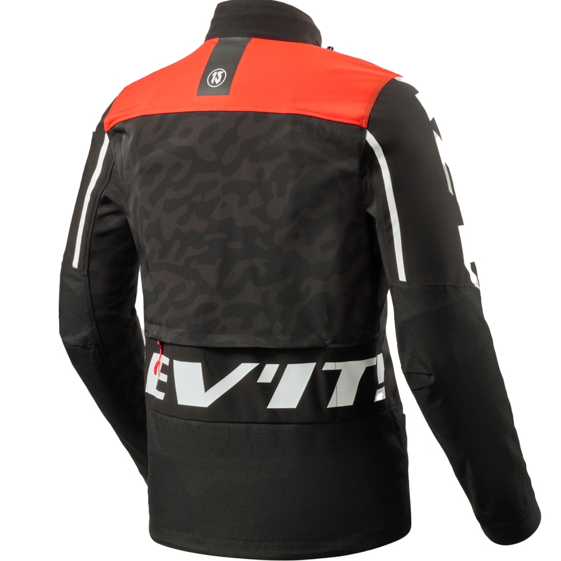 Geacă de motocicletă Revit Africa negru-roșu