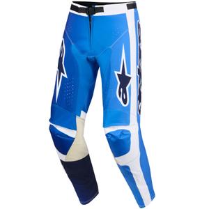 Pantaloni motocross Alpinestars Racer Air Portl albastru-alb