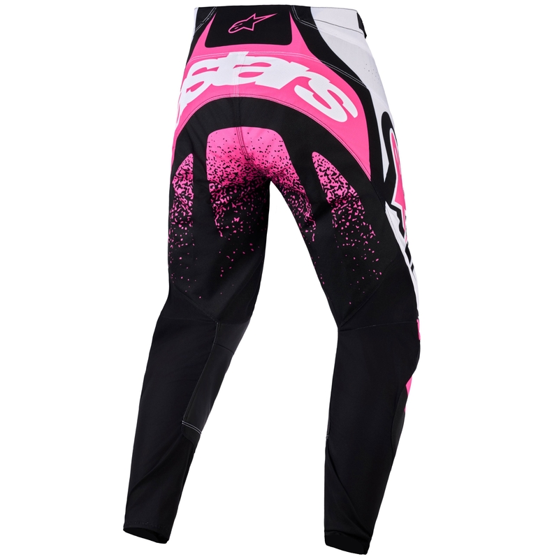 Pantaloni motocross Alpinestars Stella Techstar Nomur pentru femei negru-alb-roz