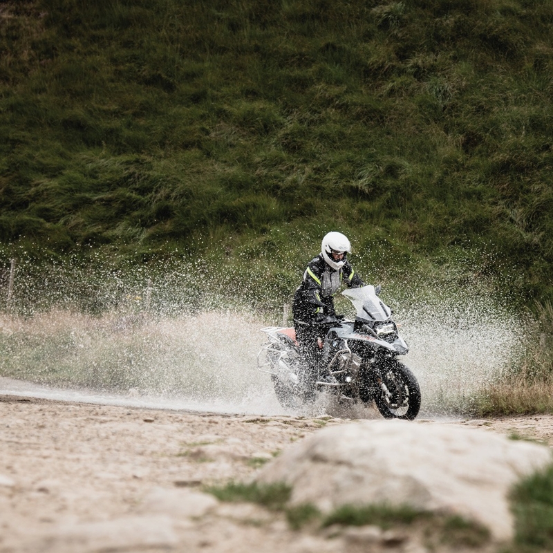 Jachetă de motocicletă Oxford Montreal 4.0 Dry2Dry™ neagră