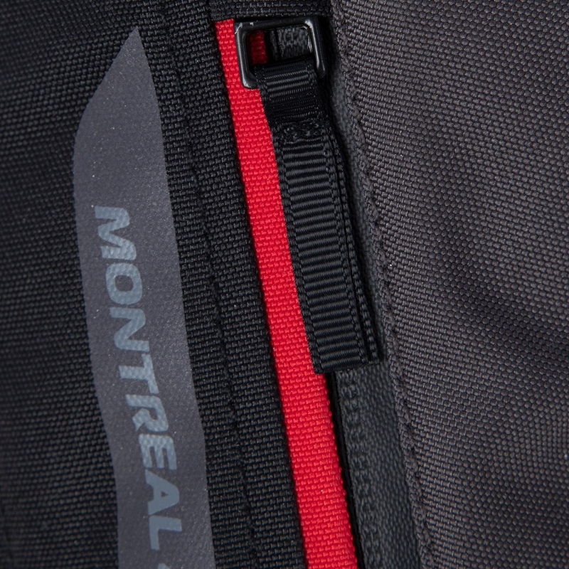 Jachetă motociclistă Oxford Montreal 4.0 Dry2Dry™ Negru-Gri-Roșu