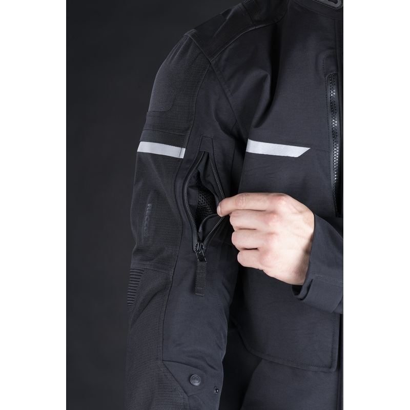 Geacă de motocicletă Oxford Advanced Stormland Dry2Dry™ neagră