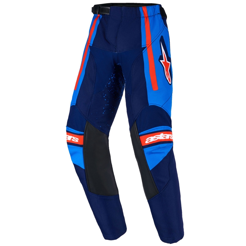 Pantaloni Motocross Alpinestars Racer Nomur Copii Albastru Închis-Portocaliu-Negru