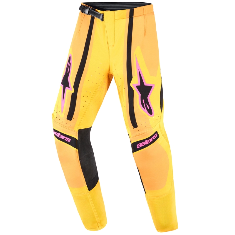 Pantaloni Motocross Alpinestars Techstar Nomur Copii Portocaliu-Galben-Roz