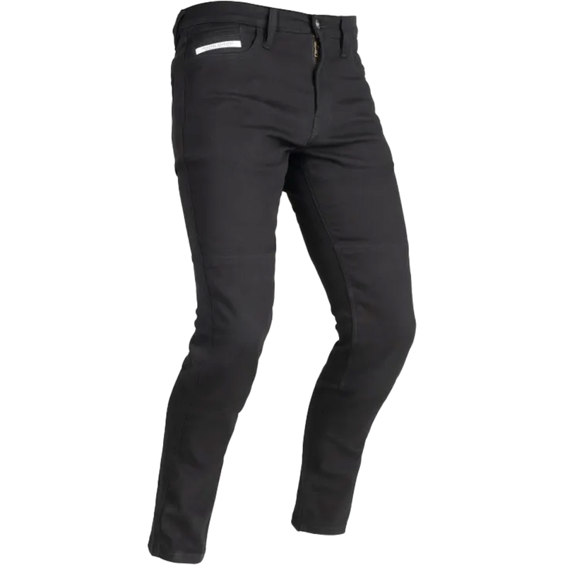 Blugi motociclisți pentru femei OXFORD ORIGINAL APPROVED SUPER STRETCH JEANS AA SLIM FIT negri