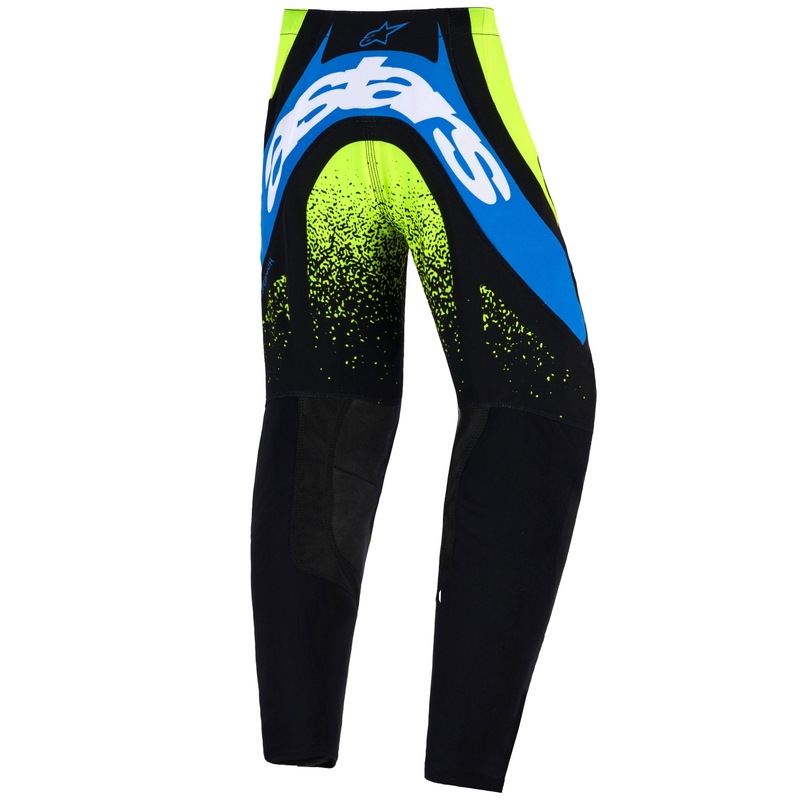 Pantaloni Motocross Alpinestars Techstar Nomur Copii Albastru Închis-Galben Fluo-Albastru