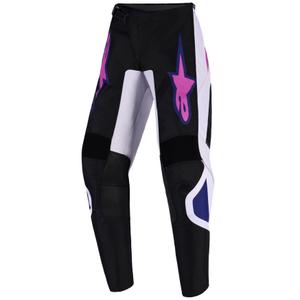 Pantaloni Motocross Alpinestars Fluid Grid Copii Negru-Gri Deschis-Mov