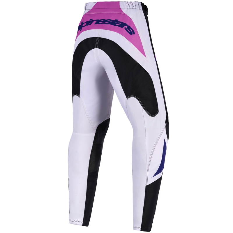 Pantaloni Motocross Alpinestars Fluid Grid Copii Negru-Gri Deschis-Mov