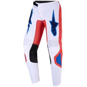 Pantaloni Motocross Alpinestars Fluid Grid Copii Portocaliu-Albastru-Alb