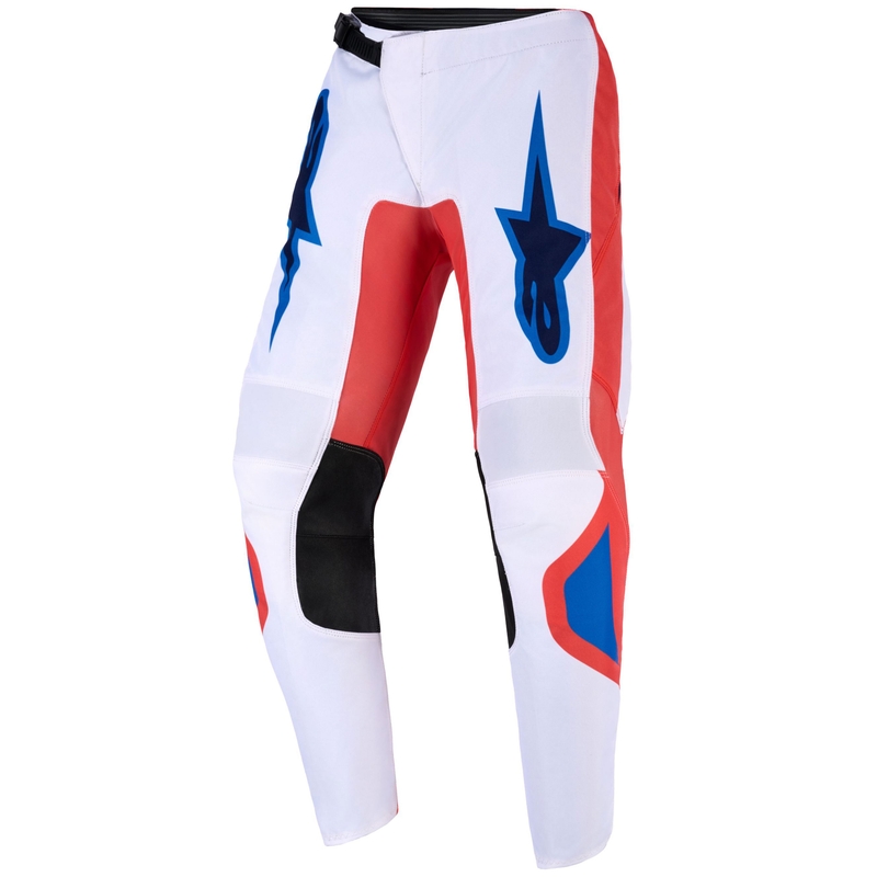 Pantaloni Motocross Alpinestars Fluid Grid Copii Portocaliu-Albastru-Alb