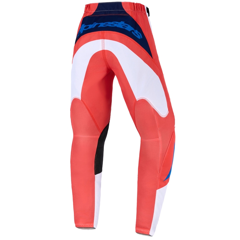 Pantaloni Motocross Alpinestars Fluid Grid Copii Portocaliu-Albastru-Alb