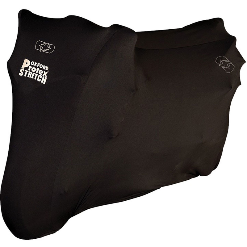 Prelată Oxford Protex Stretch pentru motocicletă, neagră, pentru interior