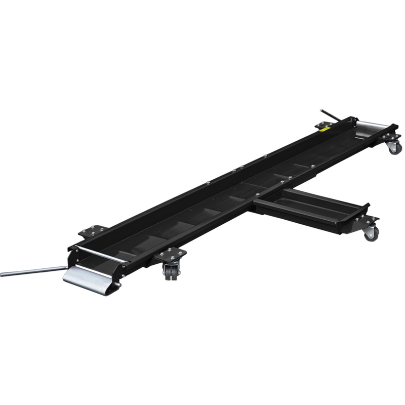 Suport mobil pentru motocicletă pentru roți față și spate și suport lateral Q-TECH negru