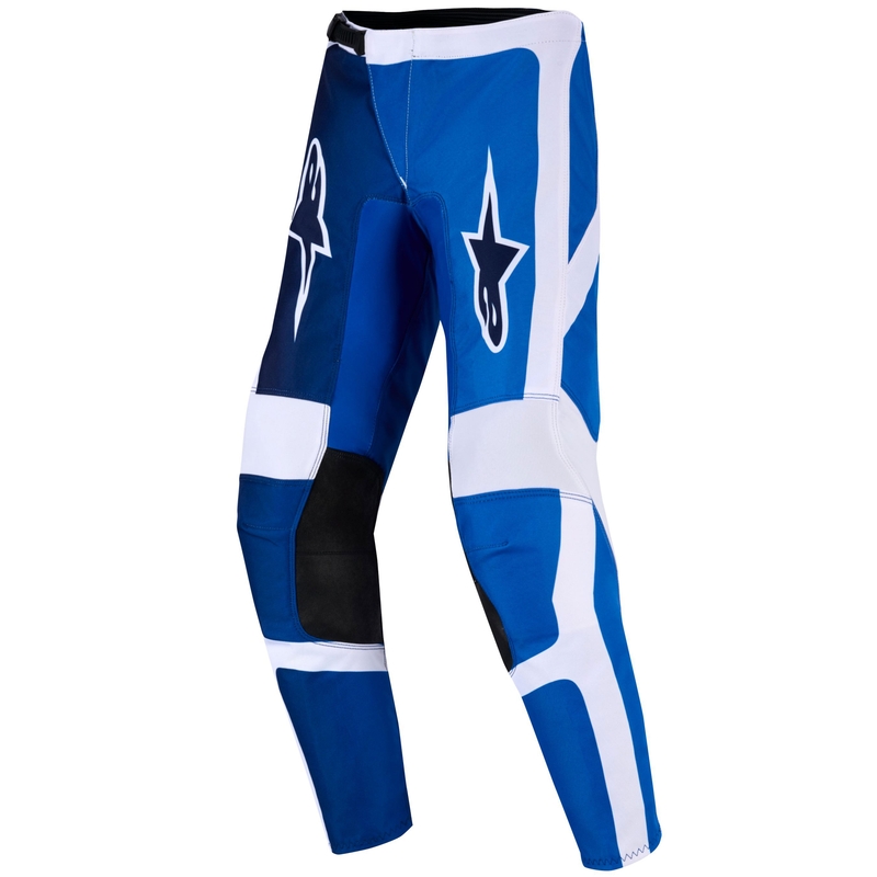 Pantaloni Motocross Alpinestars Fluid Portl Copii Albastru-Alb