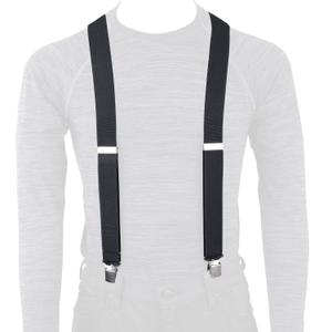 Bretele Oxford Slim negre