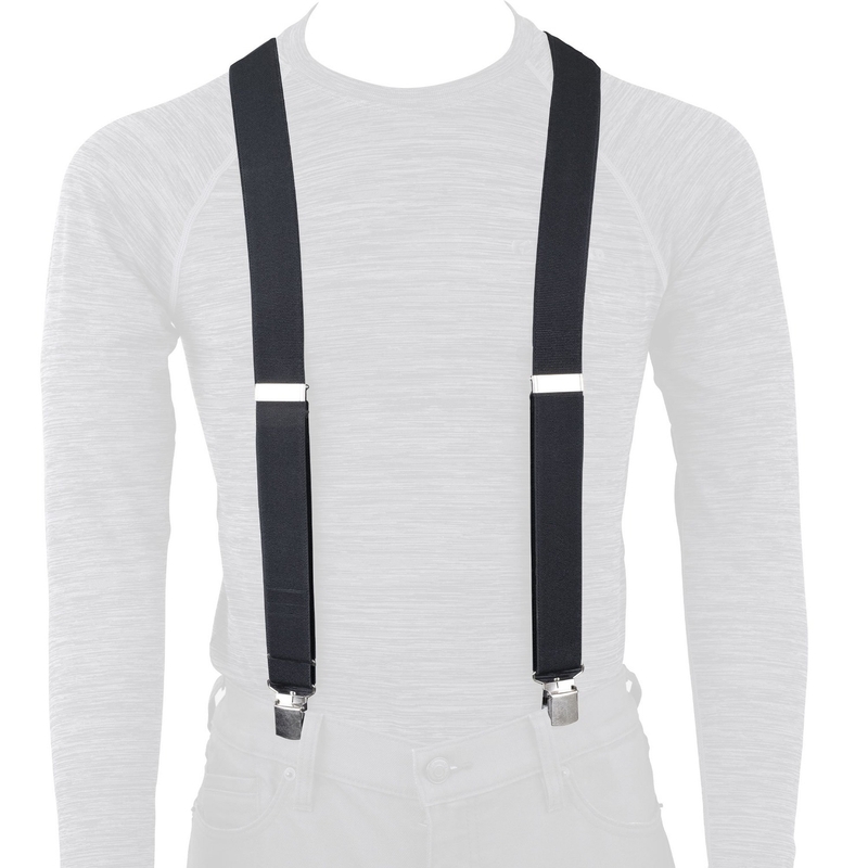 Bretele Oxford Slim negre