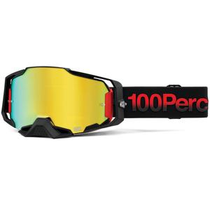 Ochelari motocross 100% - USA TZAR cu plexiglas auriu