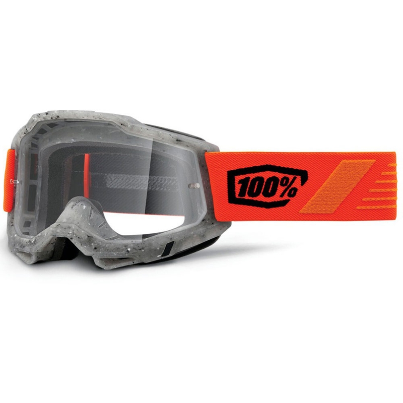 Ochelari motocross 100% ACCURI 2 Schrute cu plexiglas transparent