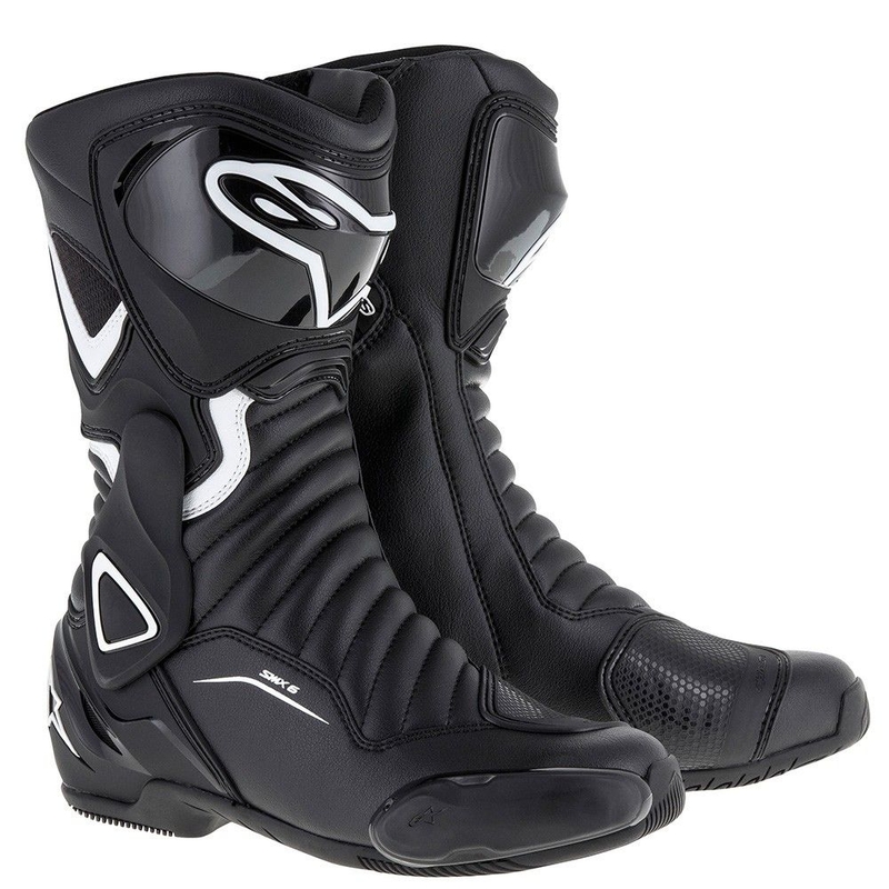 Alpinestars Stella Stella S-MX 6 negru și alb cizme de motocicletă