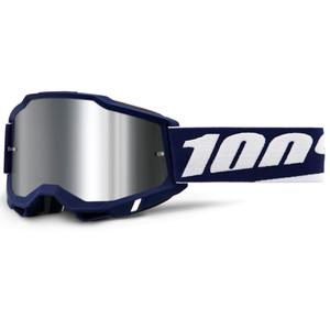 Ochelari de motocross 100% ACCURI 2 Mifflin cu plexiglas argintiu