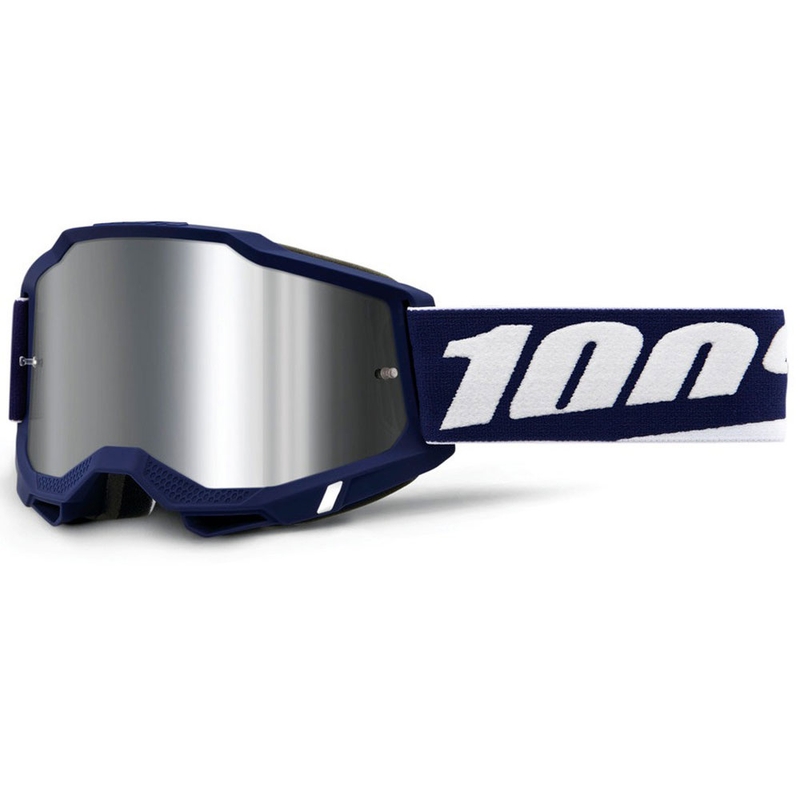 Ochelari de motocross 100% ACCURI 2 Mifflin cu plexiglas argintiu