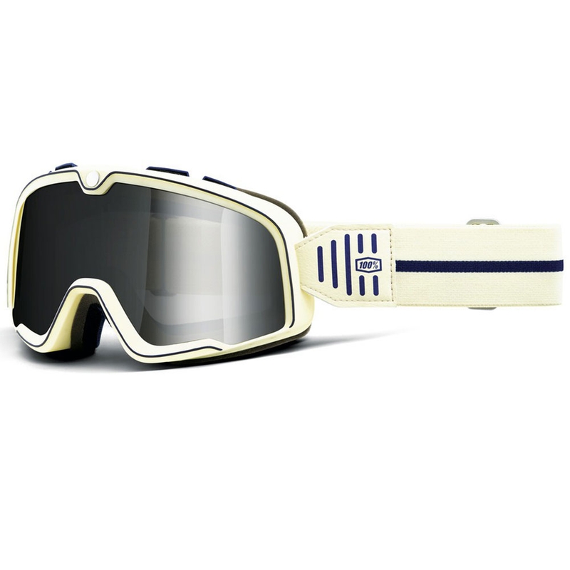 Ochelari de protecție pentru motocicletă 100% BARSTOW ARMO cu plexiglas argintiu