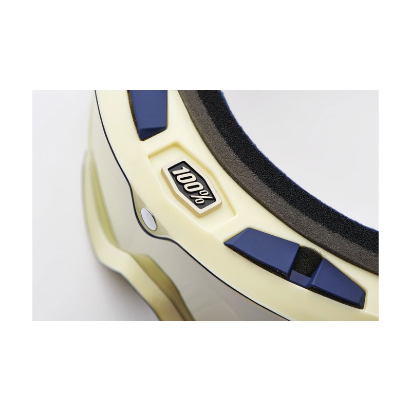 Ochelari de protecție pentru motocicletă 100% BARSTOW ARMO cu plexiglas argintiu