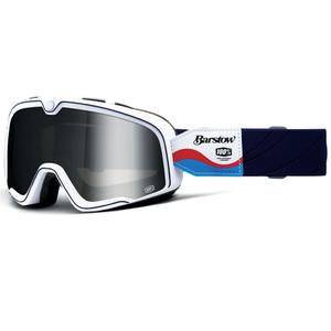 Ochelari de motocicletă 100% BARSTOW LUCIEN cu plexiglas argintiu
