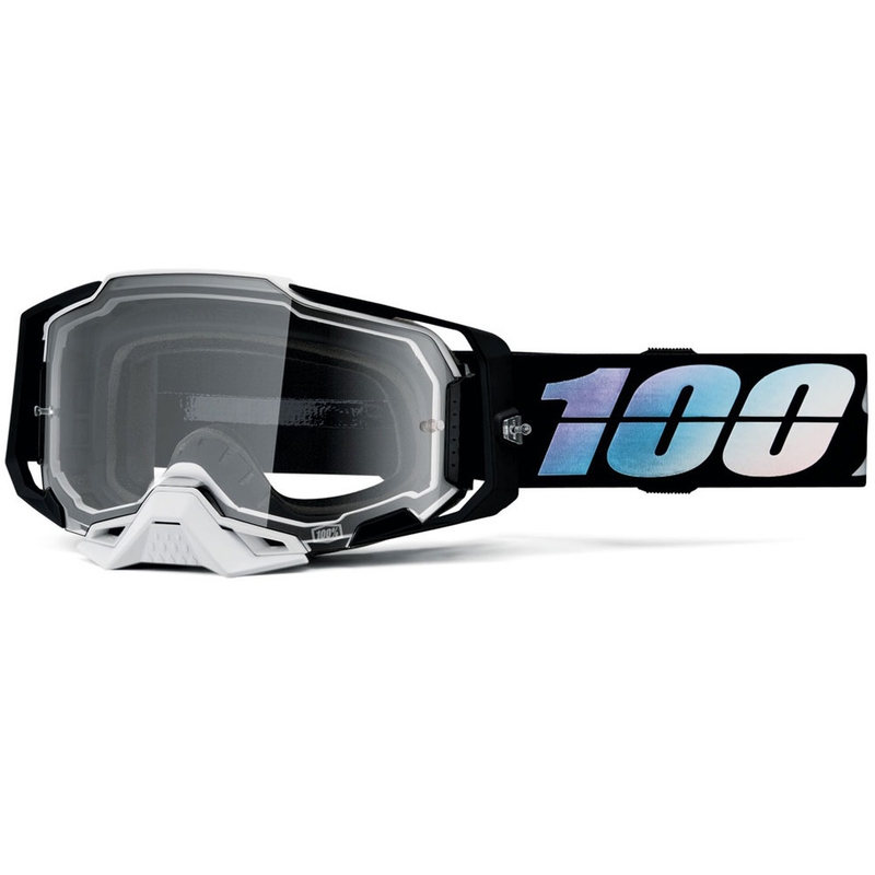 Ochelari de motocross 100% ARMEGA Krisp cu plexiglas transparent