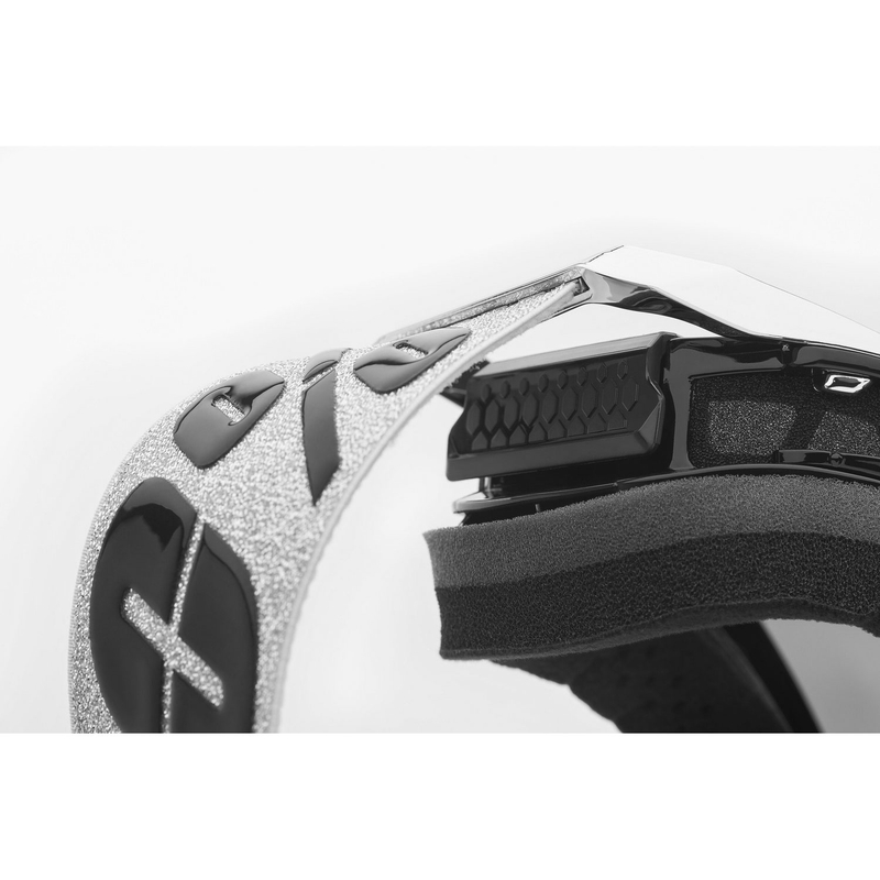 Ochelari motocross 100% ARMEGA Atac cu plexiglas argintiu