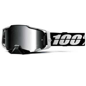 Ochelari motocross 100% ARMEGA Reneen S2 cu plexiglas argintiu