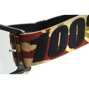 Ochelari de motocross 100% Accuri Mission cu plexiglas argintiu