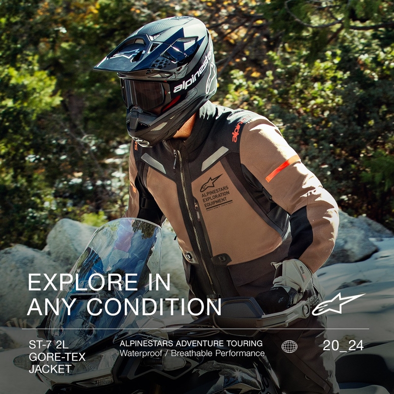 Geacă Alpinestars ST-7 Gore-Tex maro-negru