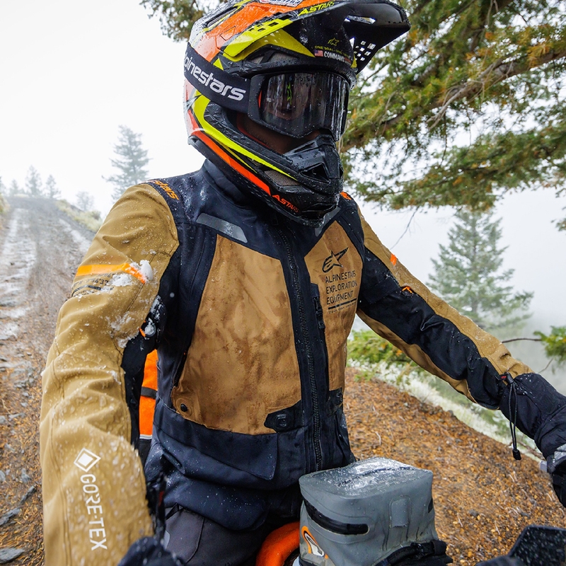 Geacă Alpinestars ST-7 Gore-Tex maro-negru