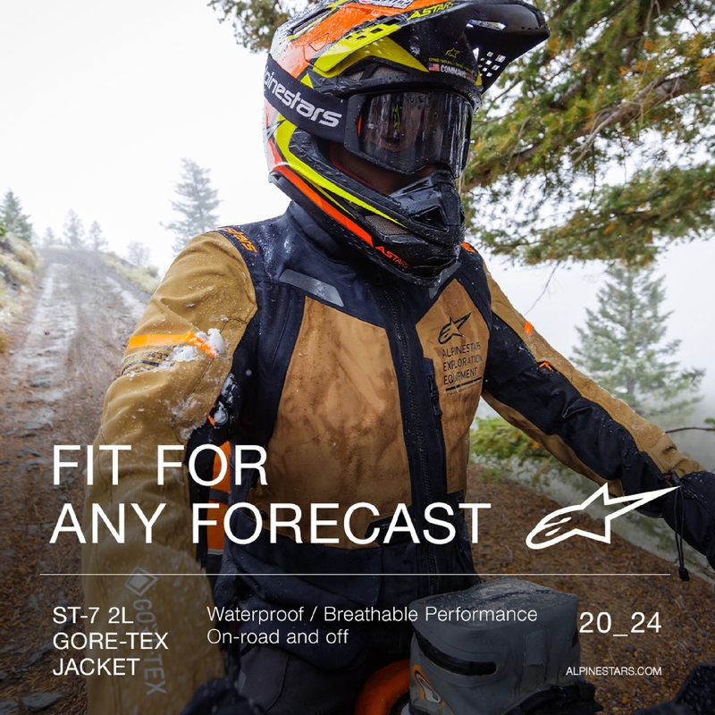 Geacă Alpinestars ST-7 Gore-Tex maro-negru