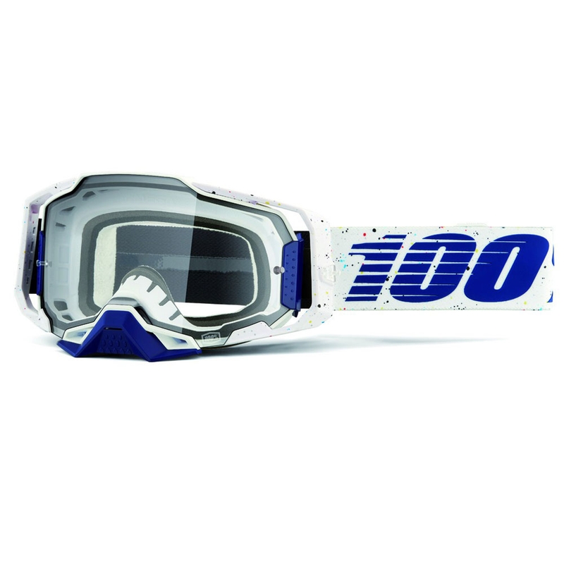 Ochelari de motocross 100% ARMEGA Solis cu plexiglas transparent