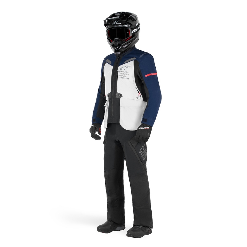 Jachetă Alpinestars ST-7 Gore-Tex Gri Deschis-Albastru-Negru