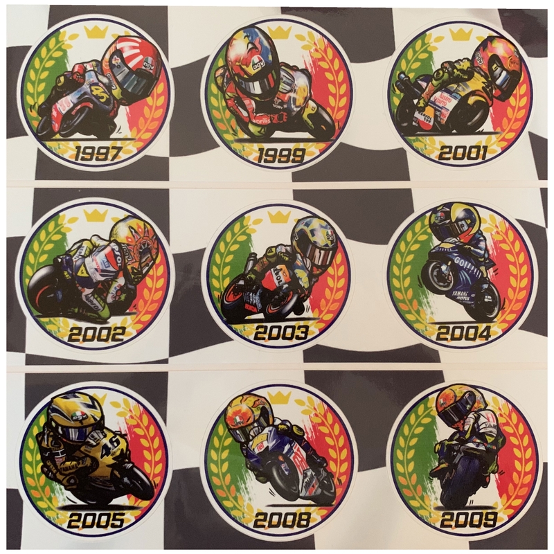 Set de stickere Valentino Rossi