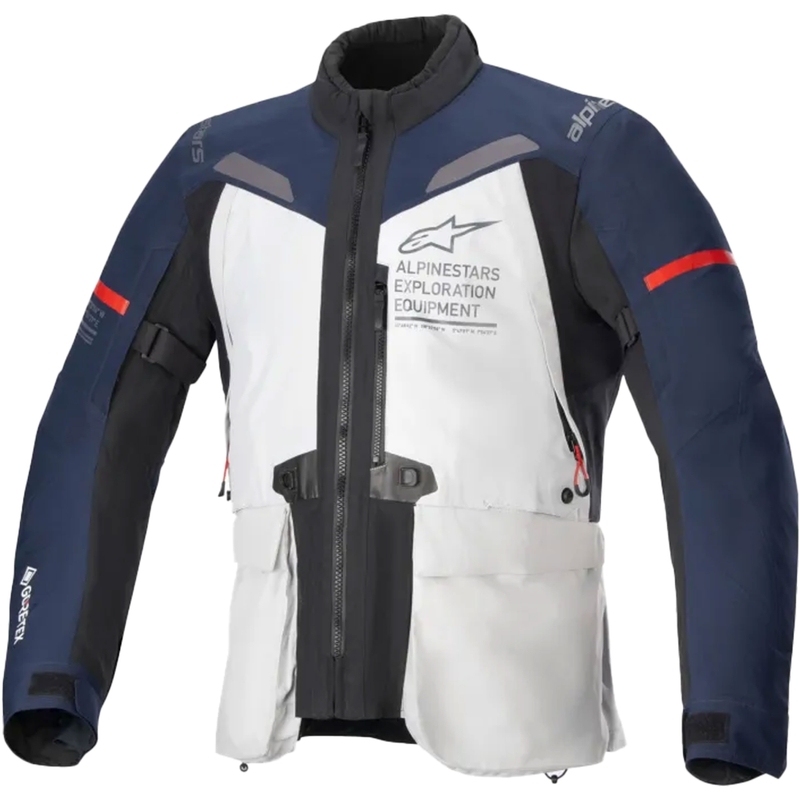 Jachetă Alpinestars ST-7 Gore-Tex Gri Deschis-Albastru-Negru