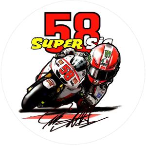 Autocolant Marco Simoncelli ART