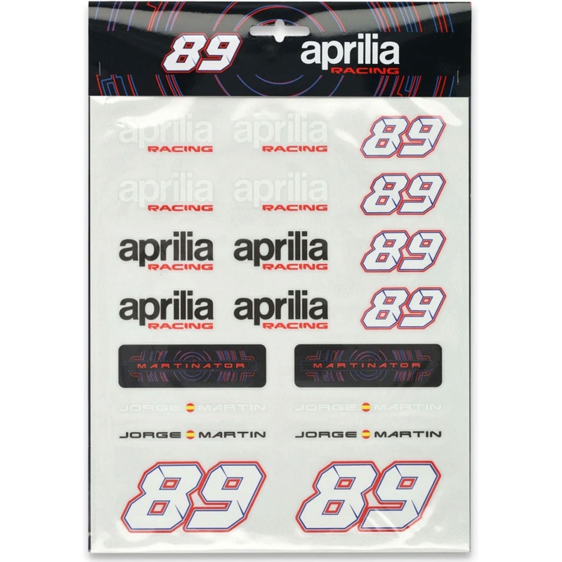 Set de stickere Jorge Martin - Aprilia A4