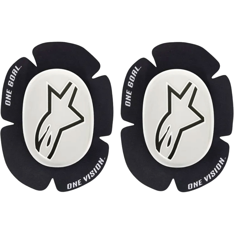 Slideri genunchi Alpinestars GP Sport EVO alb-negru