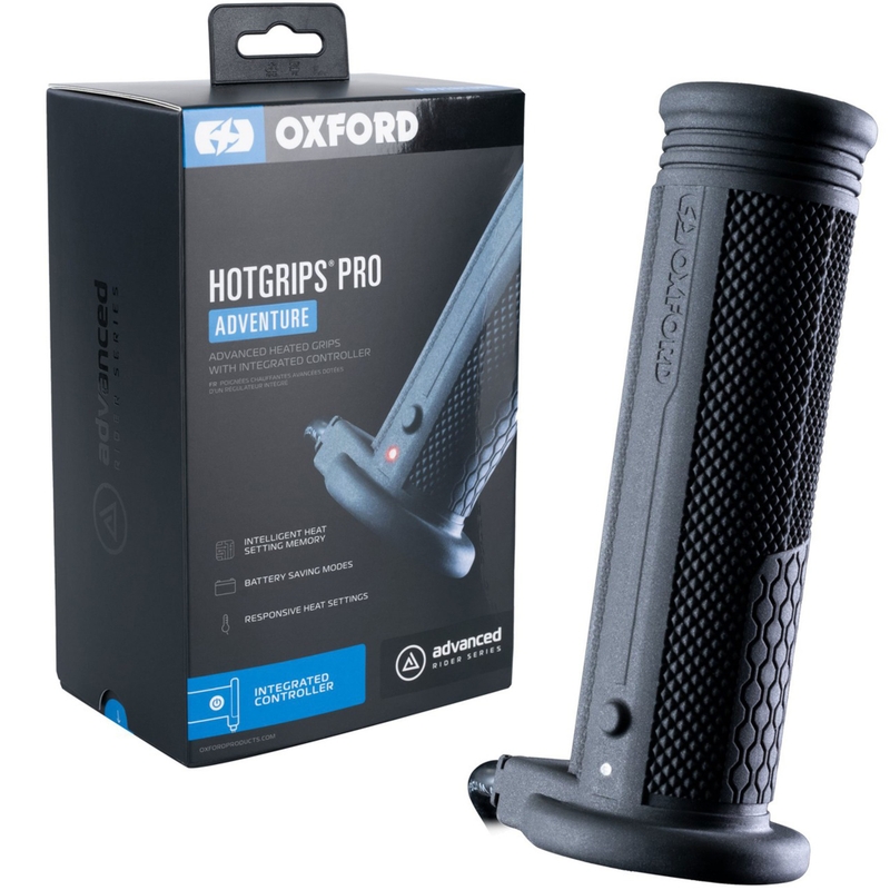 Mânere încălzite Oxford Hotgrips PRO Adventure cu comenzi integrate în mâner